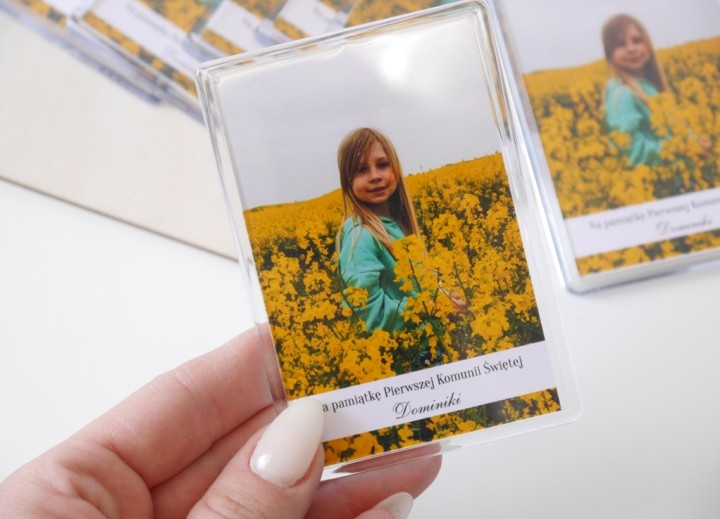 10 sztuk magnesów ze zdjęciem akrylowe podziękowanie dla gości 