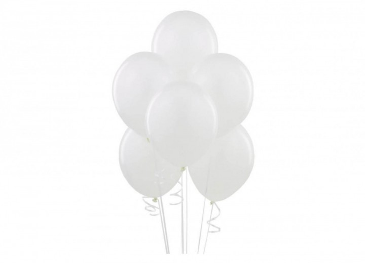 Balony lateksowe białe 30 cm 10 sztuk ślub wesele chrzest 