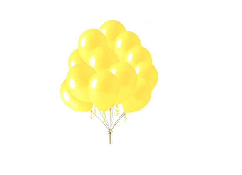Balony jasnożółty 30 cm 10 sztuk na urodziny chrzest